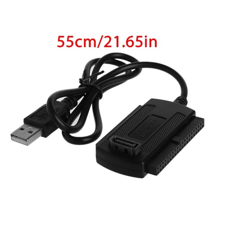 USB 2.0 to IDE Sata Converter Adapter with Cable for 2.5 3.5 Hard Drive Disk HDD Plug & for Play No Driver Needed