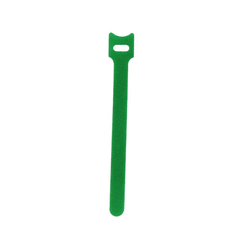 30pcs Reusable Cable Ties Cord Nylon Strap Hook Loop Tidy Organiser Tool Tidy Hook T-type Velcro Cable Tie 1.2x20cm Multi-color: Green