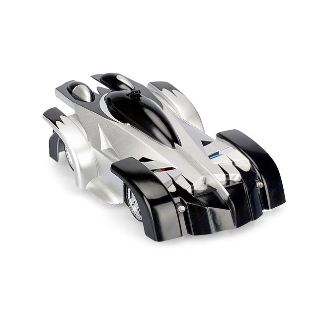 Anti gravité plafond escalade voiture électrique LED 360 rotation cascadeur RC voiture antigravité Machine Auto jouet voitures avec télécommande: Black