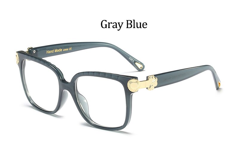 Transparent Square Women Glasses Trendy optical eyeglass frames Vintage computer Big Eyeglass Frame