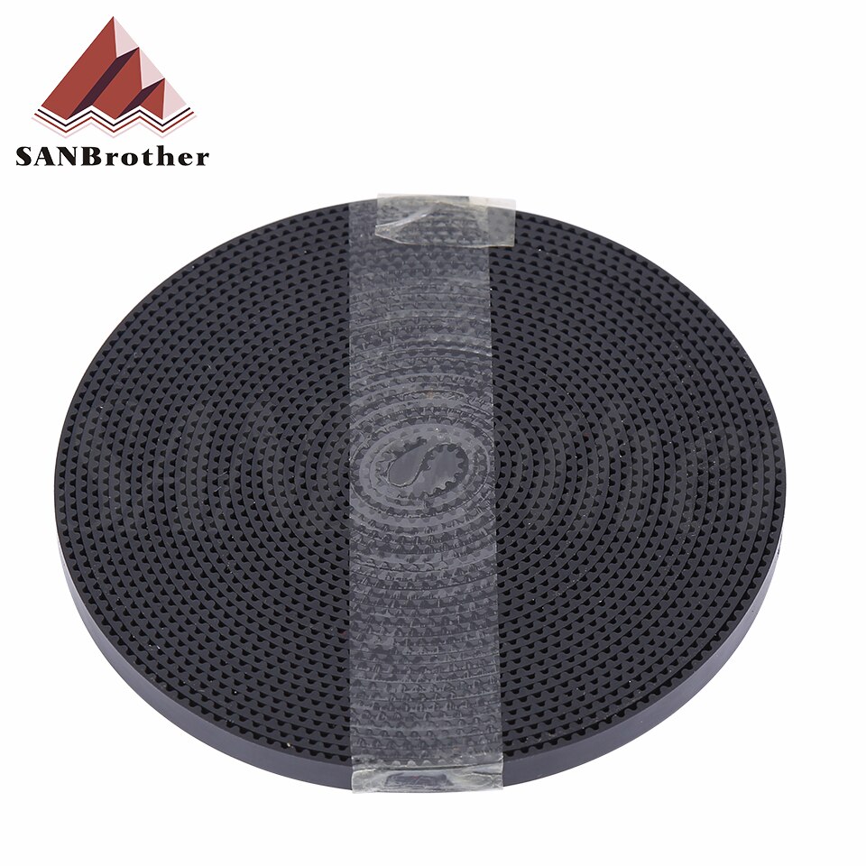 Cinghia dentata aperta GT2-6mm da 2/5 metri Larghezza 6mm 9mm 10mm Cintura GT2 PU con cinghia centrale in acciaio Cinghia dentata 2GT per parte stampante 3D Reprap