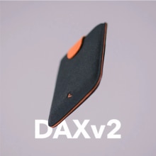 New dax  v2 mini slim portable card holder for men and women, id card holder protector, gradient wallet, business card case