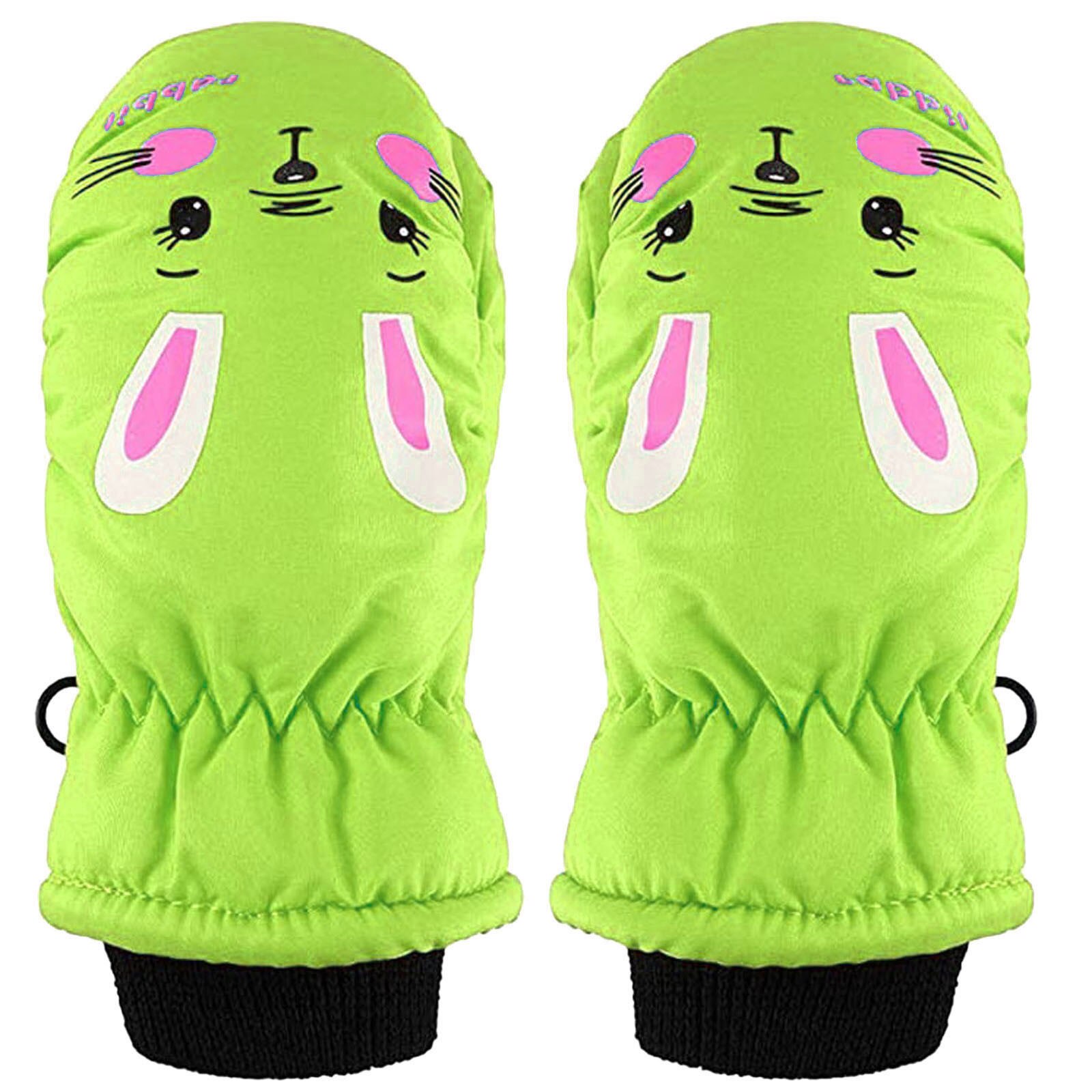 1 Paar Peuter Kids Baby Jongens Meisjes Wanten Ski Handschoenen Waterdicht Winter Warm Skiën Sneeuw Wanten Kinderen Handschoenen Voor meisje Jongen: K