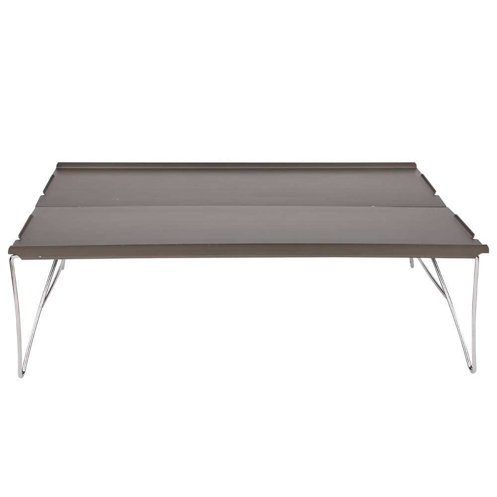 Foldbart bord camping udendørsmøbler aluminiumslegering ultralet sammenklappeligt campingbord foldbart udendørs middagsbord til picnic