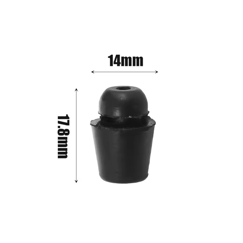 Autodeur Schokabsorberende Pakking Zwarte Rubberen Pads Autodeur Dempers Stickers Autodeur Accessoires