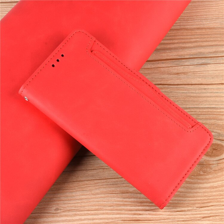 Voor Doogee S88 Plus Case Premium Leather Wallet Leather Flip Multi-Card Slot Cover Voor Doogee S88 Pro S88Plus s88Pro Telefoon Case: For Doogee S88 Plus / Red