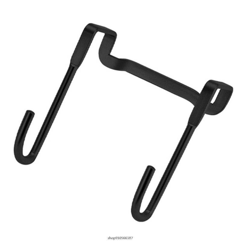 S Shape Hanging Hook Stainless Steel Double S Shaped Storage Hooks for Home Kitchen Bathroom Cabinet Door Key Towel: S  BK