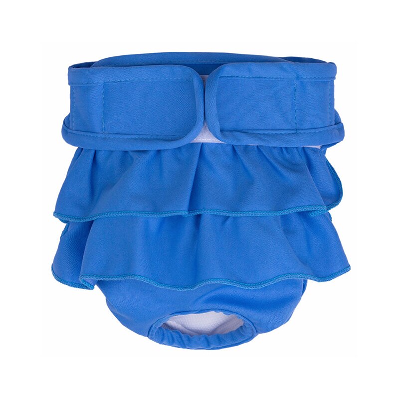 Reusable Female Pet Physiological Pants Washable Big Dog Sanitary Panties Diapers for Medium Large Dogs mascotas Supplies: XL / Blue