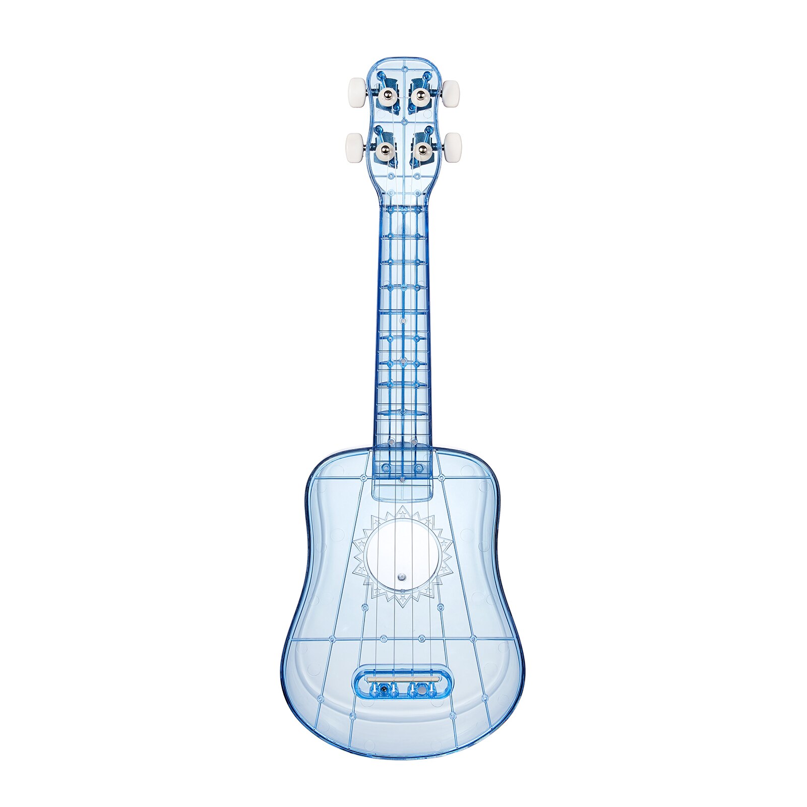 Ukelele Soprano acústico de 21 pulgadas, Kit de Ukelele de tilo de 21 pulgadas y Bolsa, correa de cuerdas, sintonizador, instrumento Musical: 21 inch Ukulele 15