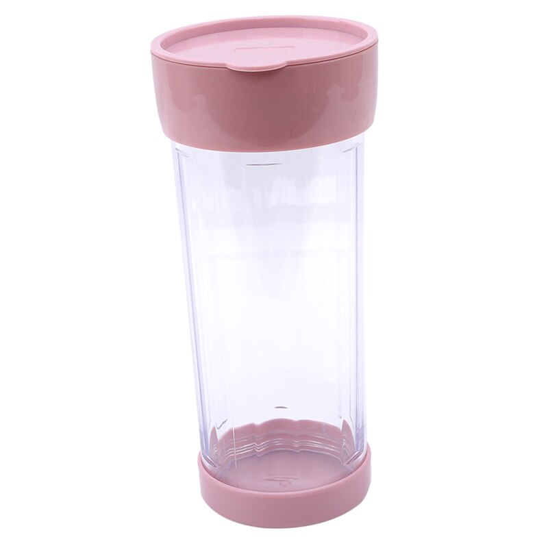 Distributeur de sucre glace en plastique avec couvercle, chocolat, café, poudre de cacao, tamis à mailles en acier inoxydable,