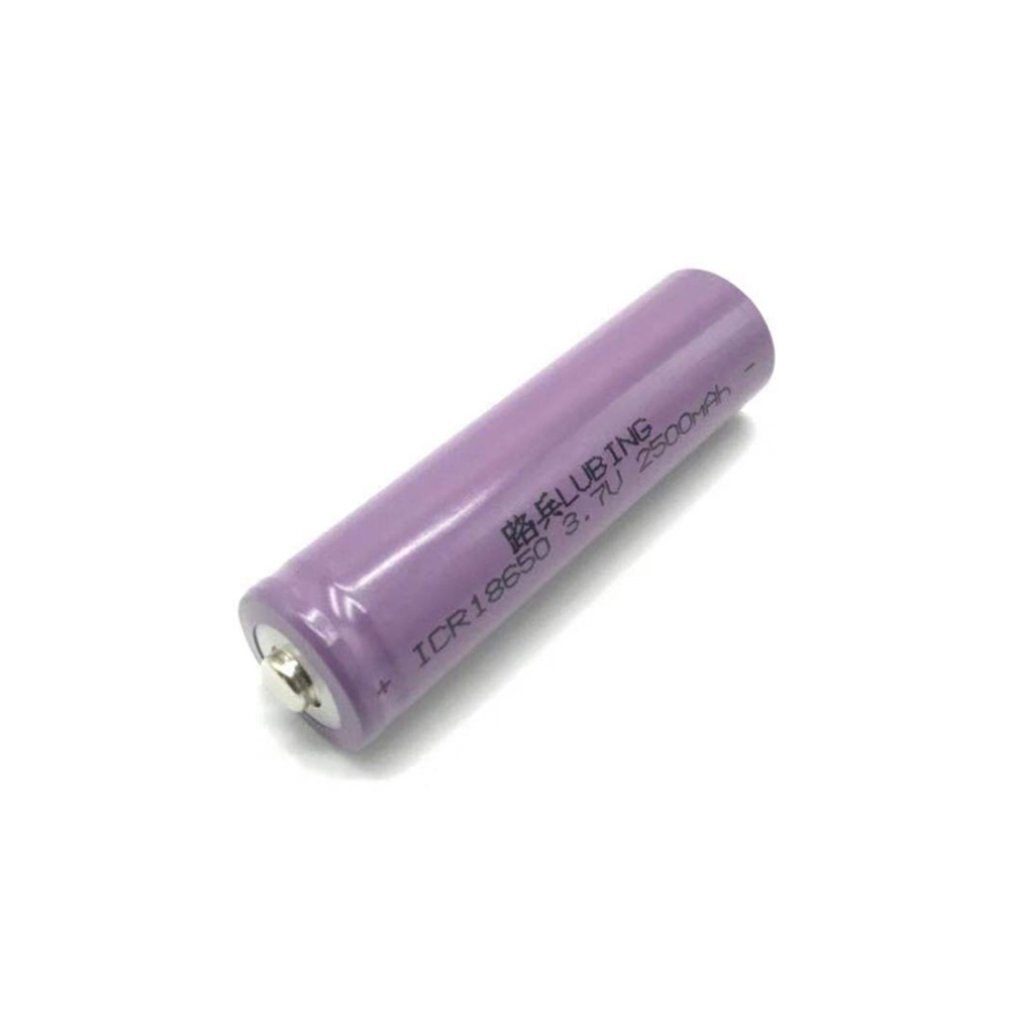 18650 lithium battery 3.7V pointed lithium battery 2500mah high capacity bright flashlight rechargeable battery