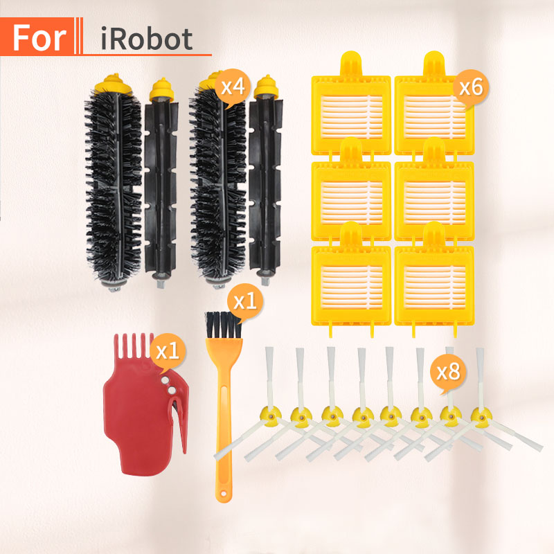Voor Irobot Roomba 700 Series 770 780 790 784 772 774 Harde Borstel, Zijborstel, hepa Filter Robot Stofzuiger Kit