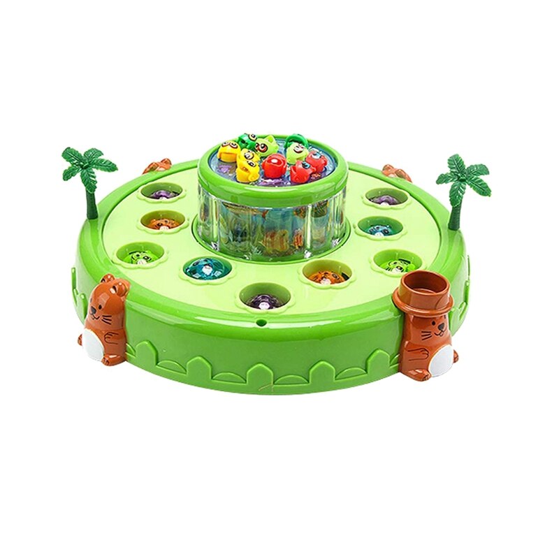 Gioco interattivo 2 in 1 Whack a Mole e giocattolo magnetico per la pesca dei più piccoli-apprendimento del giocattolo per lo sviluppo precoce-regalo divertente