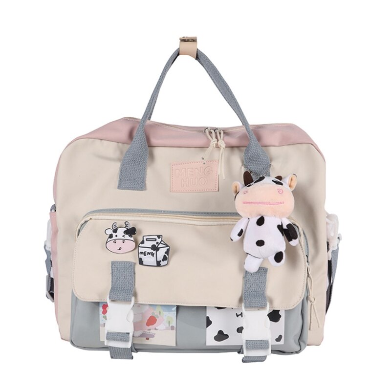 Multifunktionaler damenrucksack, tragbarer reiserucksack, kleiner schulrucksack für mädchen und teenager: Rosa