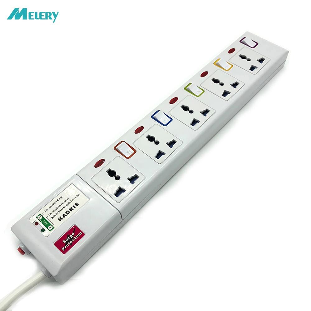 Power Strip Surge Protector 5 Way AC Universal Outlets Electric Plug