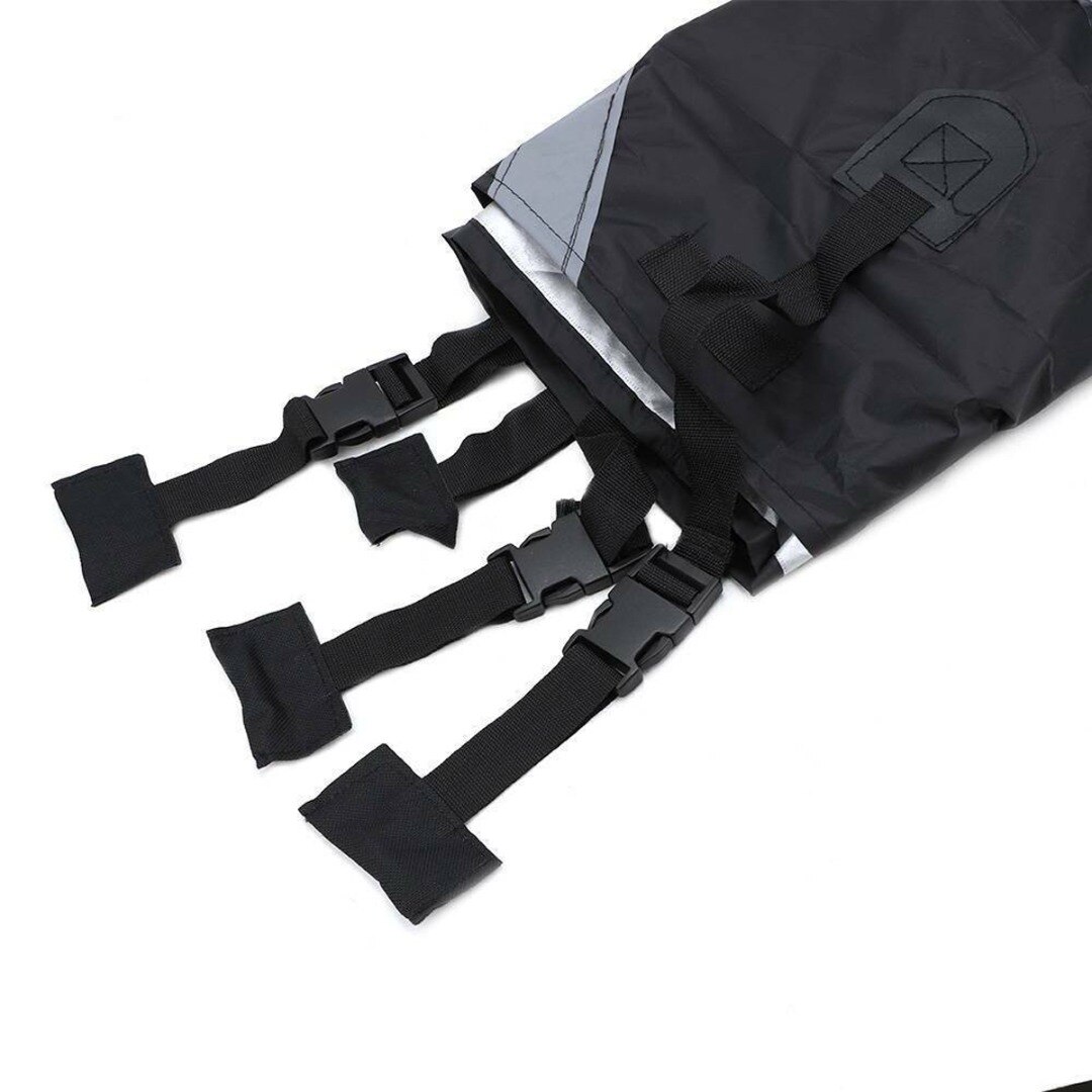 Mayitr 1Set Auto Caravan Front Towing Cover Protector Verstelbare Met 2 Led Licht Schild Stofdicht 220x175cm