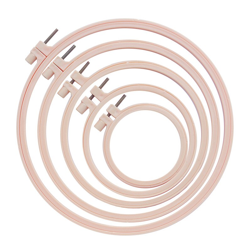 Embroidery Hoop DIY Imitation Bamboo Plastic Embroidery Hoop Accessories Needlecraft Supplies