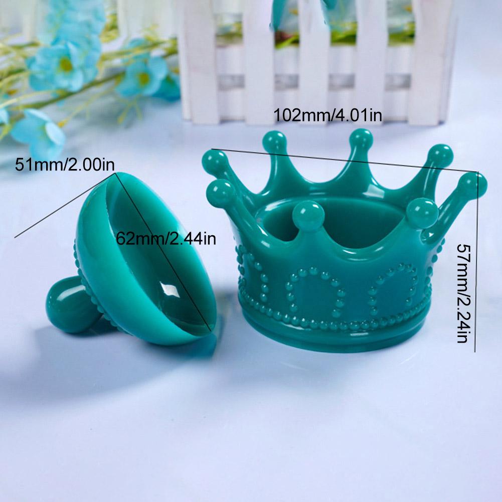 DIY Crown Shape Epoxy Resin Mold Silicone Mould For Making Jewelry Box DIY Jewelry Tools Silicone Molds Resin Craft Decoration