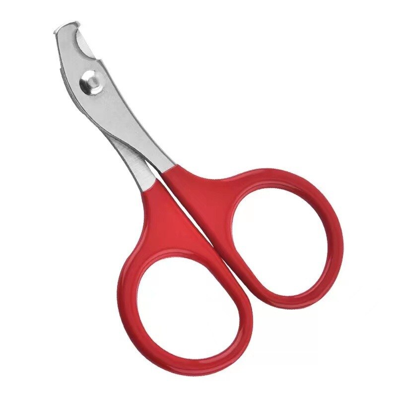 1 Pc Pet Dog Puppy Nail Clippers Toe Claw Scissors Trimmer Pet Grooming Products for Small Dogs Cats Puppy: Red