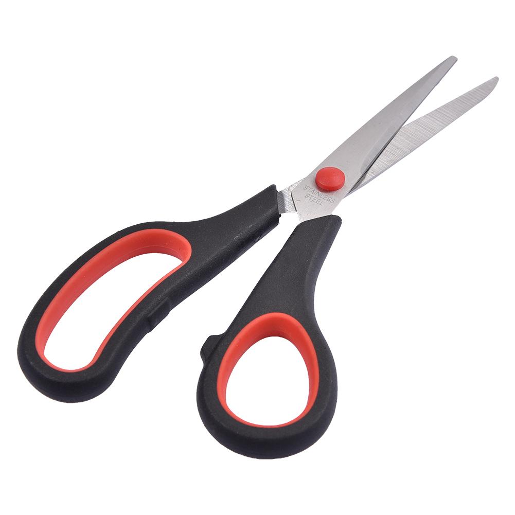 8 Inch Sewing Scissors Clothing Tailor's Scissors Stationery Office Scissor Soft Comfort Grip Handles Sharp Cuts Tool