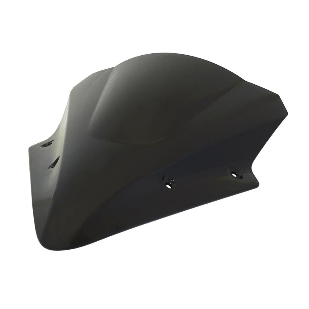Double Bubble Windschutz Windschutz Bildschirm Schild Für KAWASAKI Ninja 650 650R EX650 ER6F ER-6F P/N 39154-0352: Black