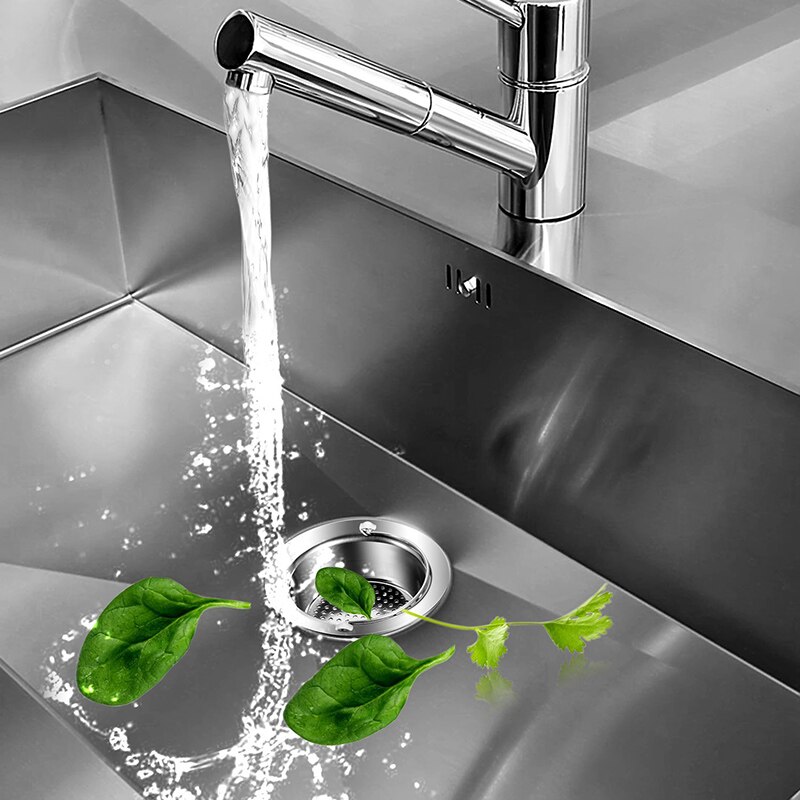 1Pcs Rvs Afvoerputje Riool Filter Afvoerputje Keuken Monding Water Tank Zeef Sink Cuttable Water Tank Filter