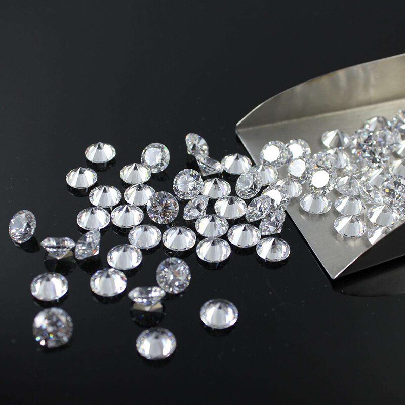 1.2mm Moissanite Steen Totaal 1ct Karaat FG Kleur Losse Diamanten Uitstekende Cut VVS1 Anniversary voor Vrouwen Vriendin