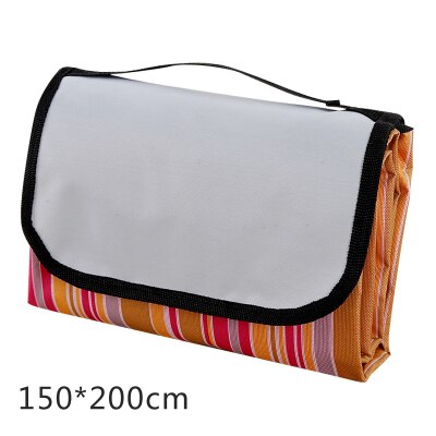 150 x 200cm vattentät hopfällbar sovmatta picknickmatta utomhuscamping strand fuktsäker filt bärbar matta vandring stranddyna: Färg b