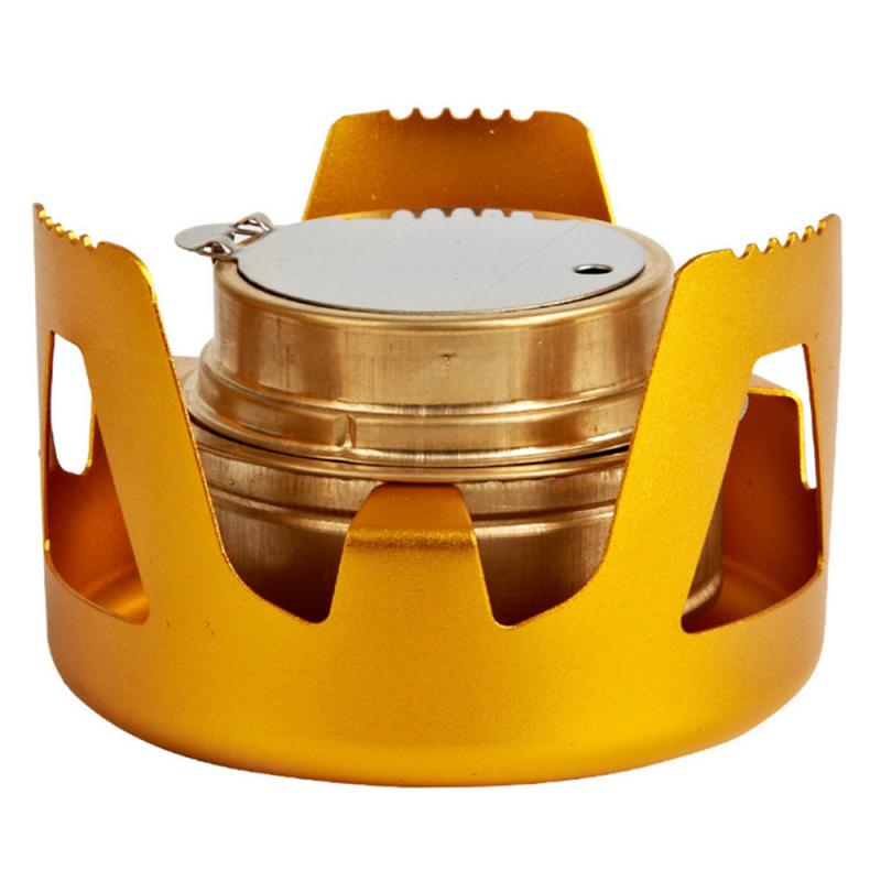 Ultra-light camping stove Spirit Combustor Alcohol Stove Picnic Stove Camping Furnace Camping Portable Folding Picnic BBQ Hiking: 1