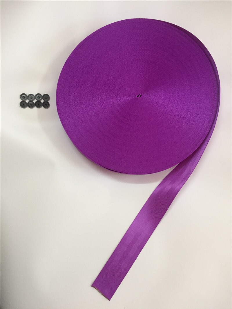 Ruban violet clair de 3-36 mètres pour ceinture de sécurité de voiture, rouleau de 3 c, pour harnais de sécurité, sangle pour ceinture de sécurité de voiture à faire soi-même: 18 mètres