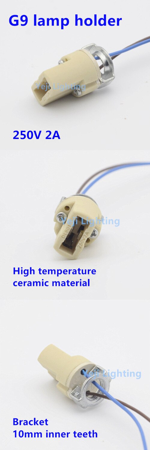 G4 keramische lamphouder G5.3/G9/GU10 lamphouders Pin type lamphouders verlichting accessoires
