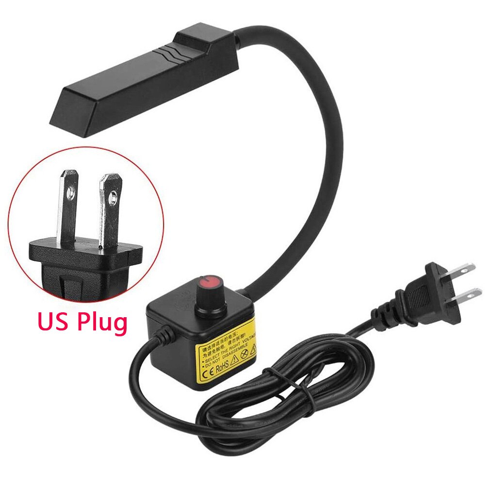 Super Bright 30leds Dimmable Sewing Machine Light AC110-265V LED Work Lights Luminaire With Magnets Mount For Sewing Machine: Ac110-265v Us Plug