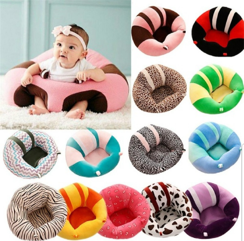 Baby Leren Sit Stoel Ondersteuning Zetel Sofa Pluche Speelgoed
