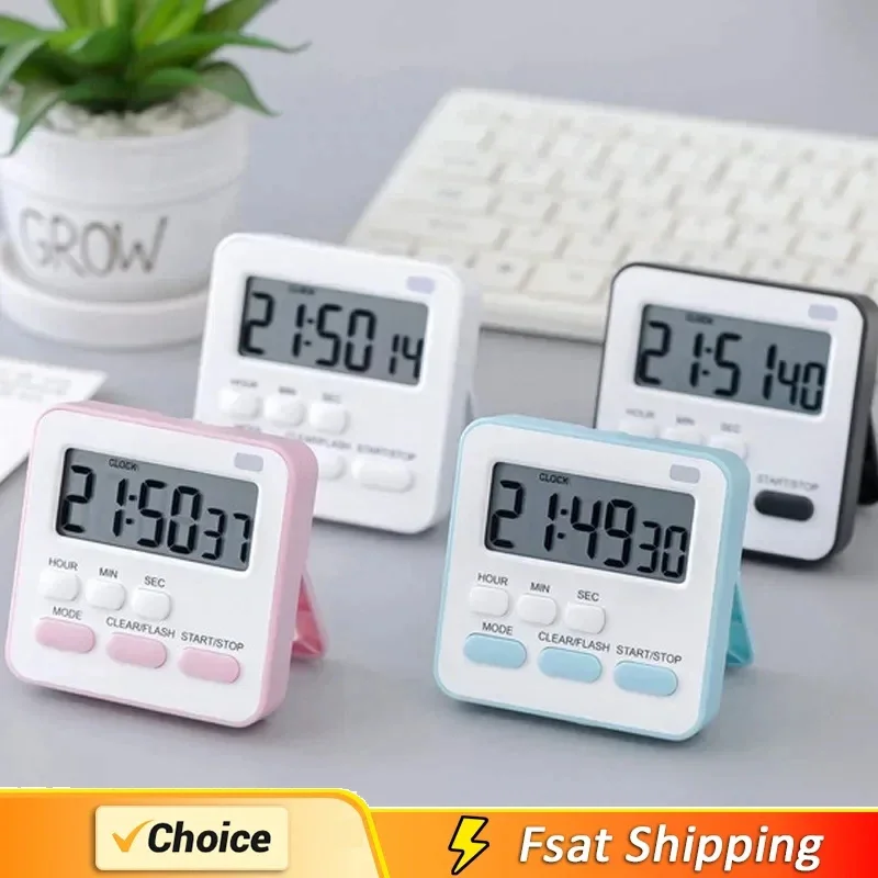 Digitaal display Koken Wekker Kookwekker Slaap Stopwatch Klok Huis Countdown Kinderen Student Leren Tijdmanager