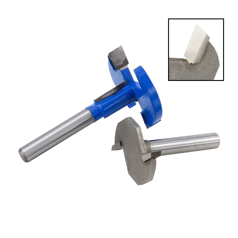 Xcan 1pc 1/4 '' (6.35mm)  skaft t slidsfræser fræser hårdmetal rille fræser bit træfræser