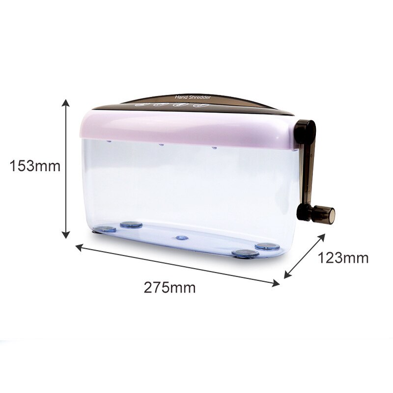 Handmade Desktop Small Paper Shredder Suitable For Office Documents A4 Paper Manual Shredder For Domestic Financial Bills