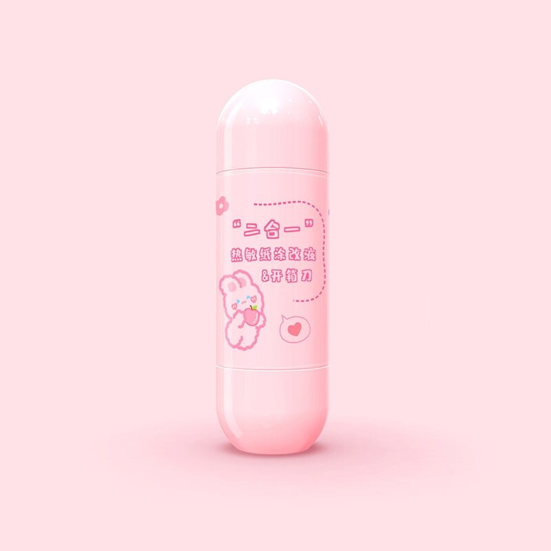 Effaceur de papier thermique avec ouvre-boîte, Protection des données d&#39;identité, sécurité domestique Express, 20ml: Rose