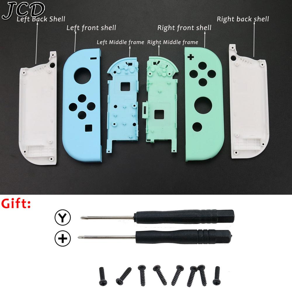 JCD Housing Shell For Nintend Switch Animal Crossing Console JoyCon Replacement for Nitendo Switch Protective Case