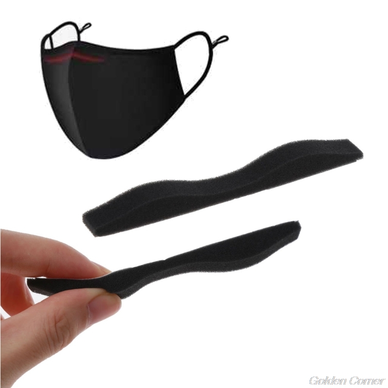 50/100 Microfiber Memory Foam Anti-Fog Self-Adhesive Nose Bridge Pads Glasses Wearers Anti Haze Mask Nose Sponge Strips D07 20
