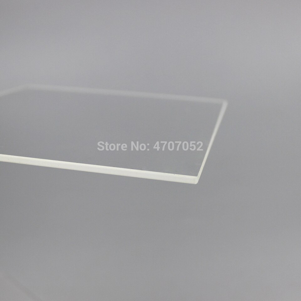 Clear Polished Silica Sheet 15mm*15mm*3mm Quartz Glass Square Plate