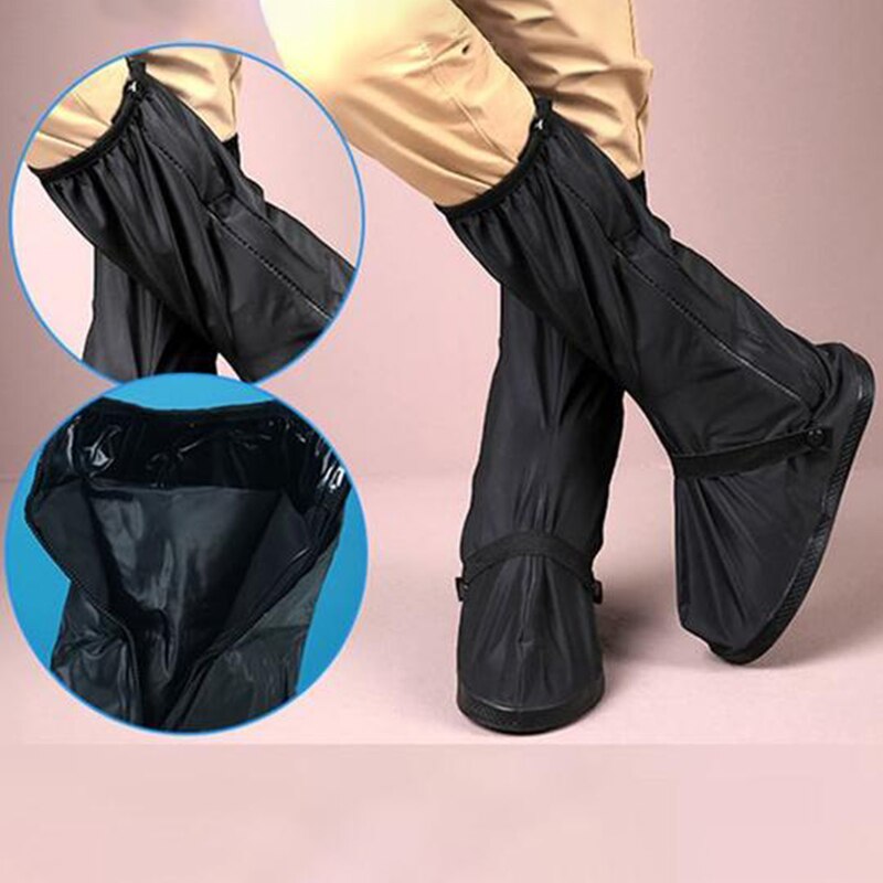 hoch oben Wasserdichte Schuhe Abdeckungen für Außen Motorrad Radfahren Regenschutz für Schuhe DJA88