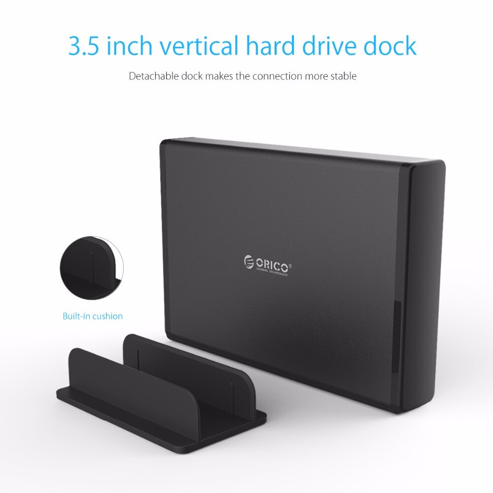 Orico 3.5 Inch Hdd Case Type C Harde Schijf Behuizing Sata Naar Usb 3.1 Externe Harde Schijf Reader Voor 2.5/3.5 ''Hdd Ondersteuning 16Tb
