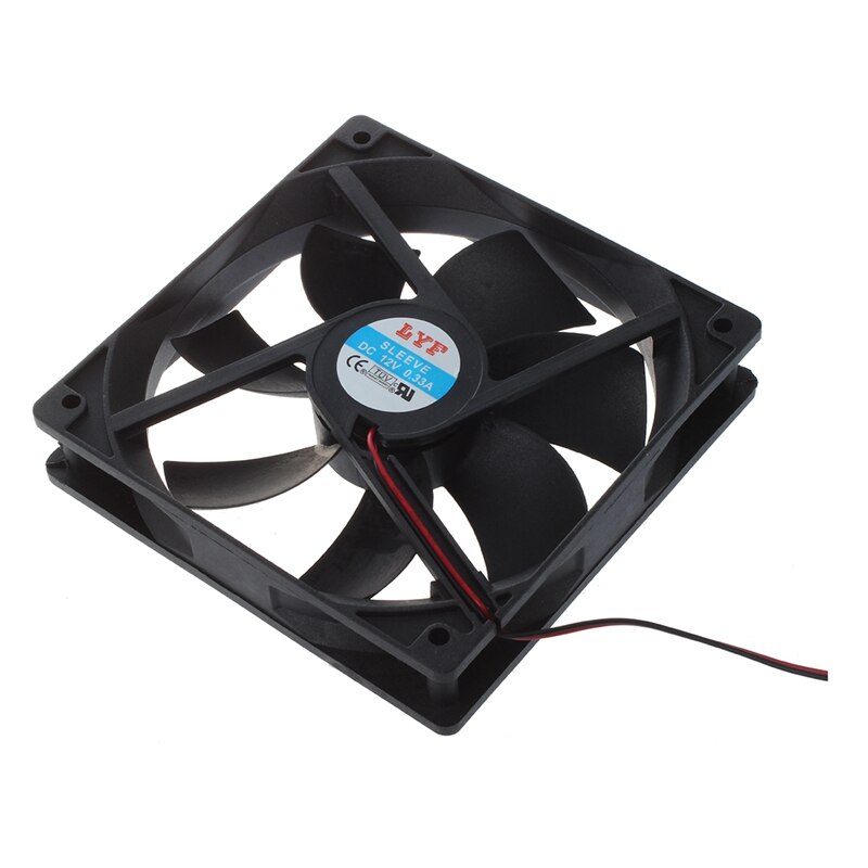 Semoic computer pc behuizing 4 pins koeler koelventilator 120mm