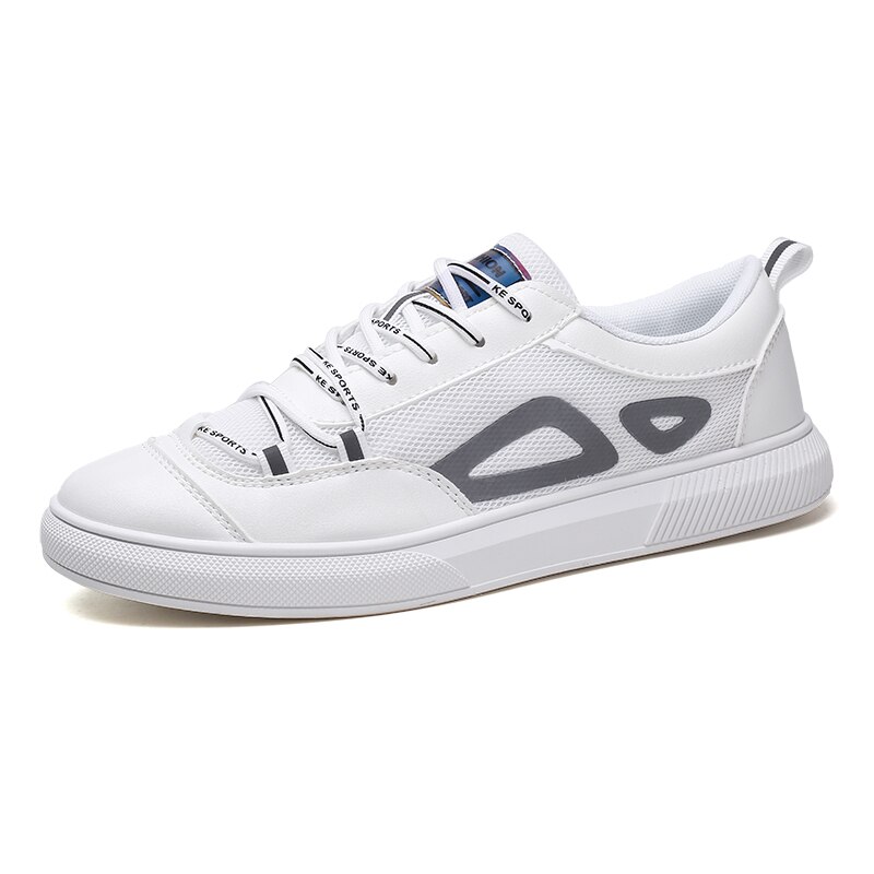 Canvas shoes Summer Mesh Men Shoe Sneakers Men Shoes Breathable Men's Casual Shoes Slip-On Male Shoes Loafers Walking Man Shoes: White / 7