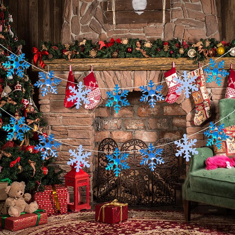 1 Pack Snowflake Confetti DIY Shiny Party Confetti Table Scatter For Christmas Photography Prop Party Decor Accessories