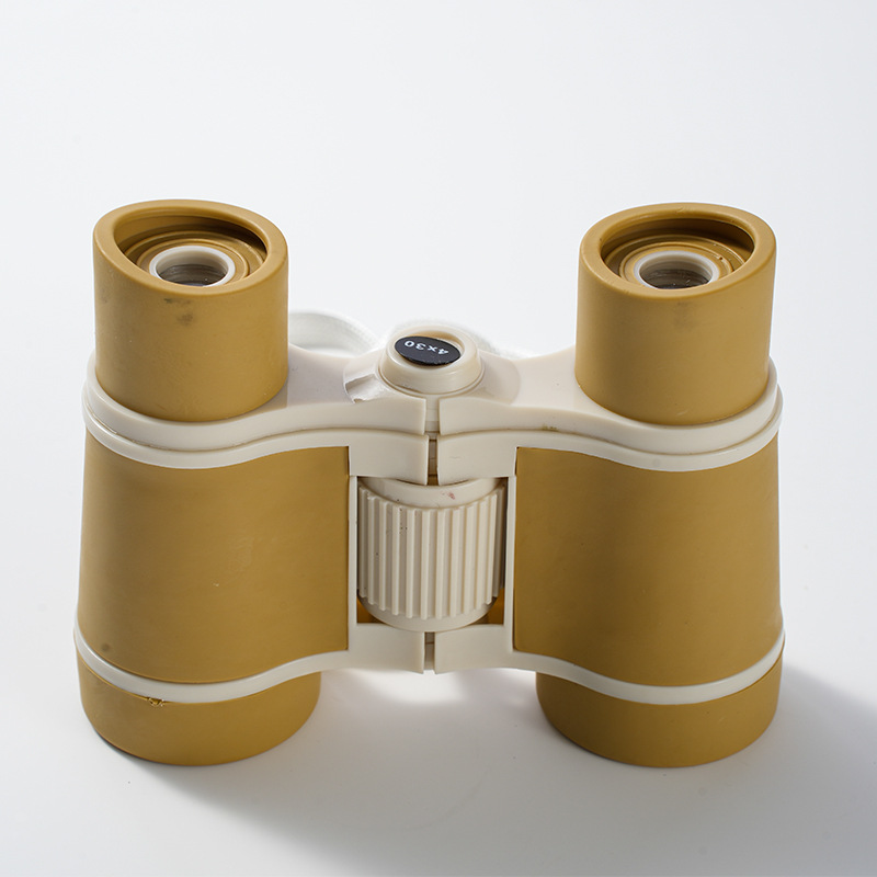 1 stuks verrekijker vergrootglas portablemagnification schokbestendige telescoop voor verjaardagscadeautjes: Bruin