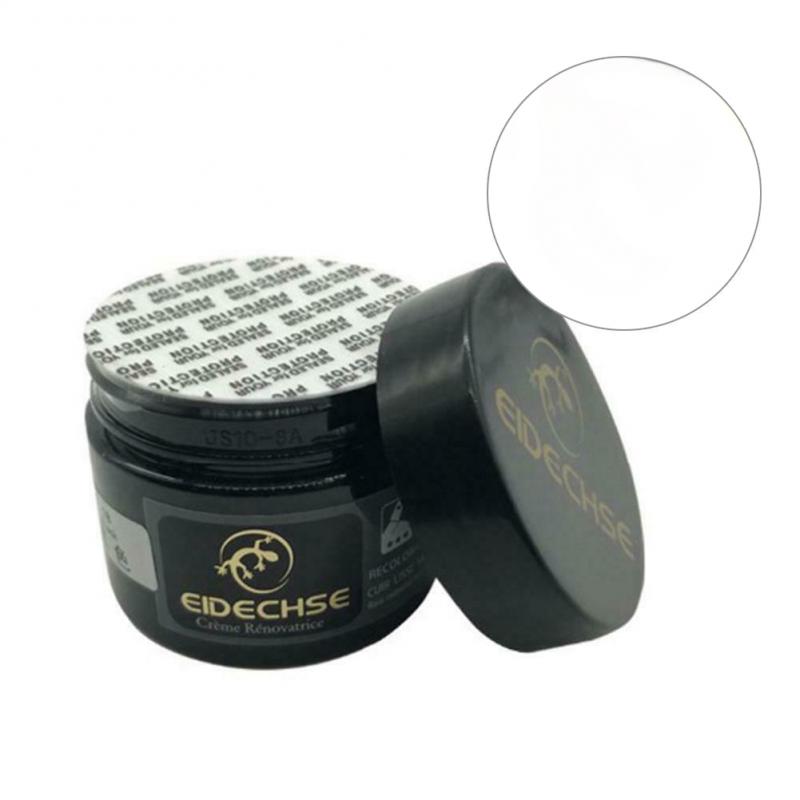 50ml lederen opknapcrème lederen vinyl reparatiesets herstellen autostoelen bank krassen oneffenheden slijtage leder reparatie vulmiddelset: 01 witte