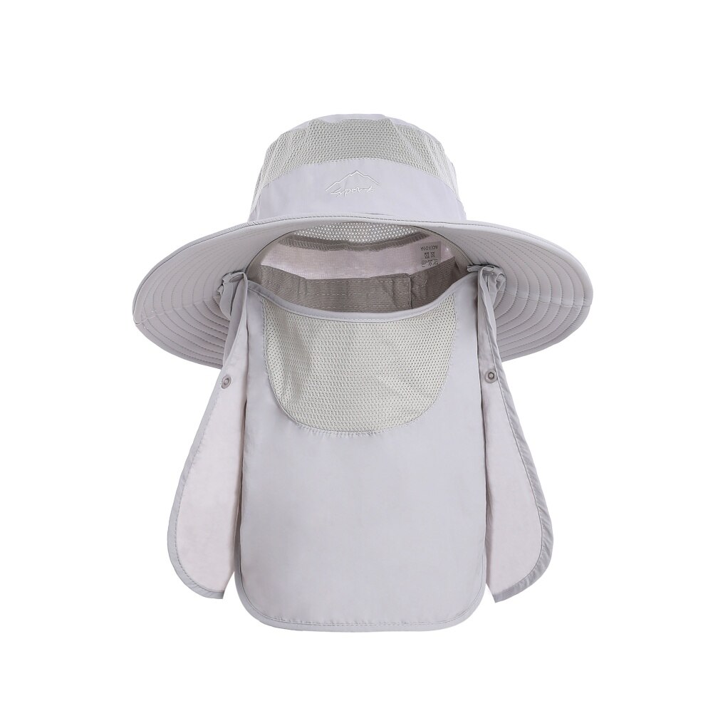 Balight Summer Sun Hats For Men Large Bucket Hat Foldable Breathable Anti UV Sun-proof Hiking Fishing Male Hat Cap: QH