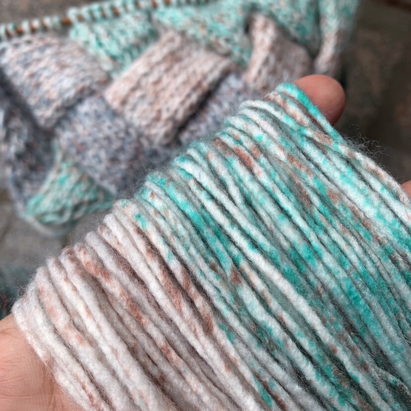 Unique 500g Soft Gradual Change Fancy Space Dye Acrylic Wool Thick Iceland Yarn Hand Knitting Crochet Knit Weave Thread X3398