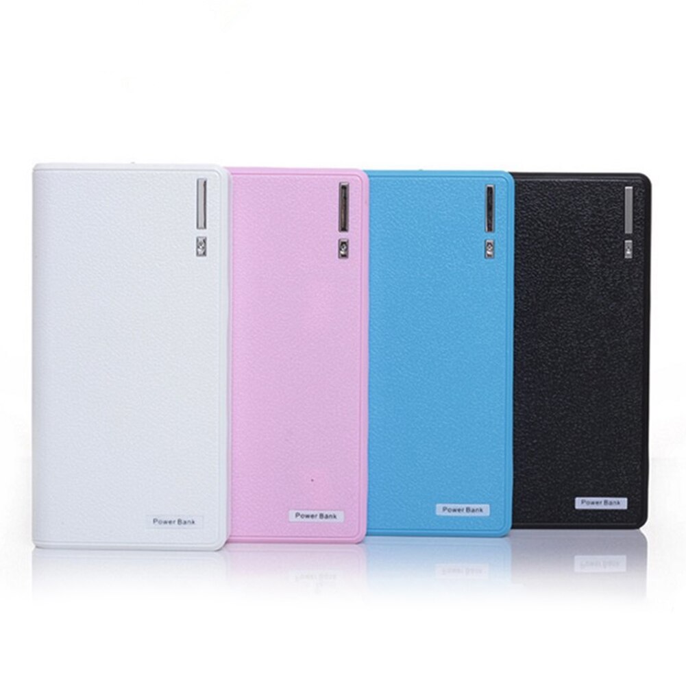 Resistente al desgaste, gran capacidad, sin soldadura, Banco de energía, contenedor exterior, funda de batería duradera, soporte de carga USB para batería 18650